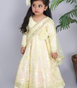 YellowEmbroidery Anarkali
