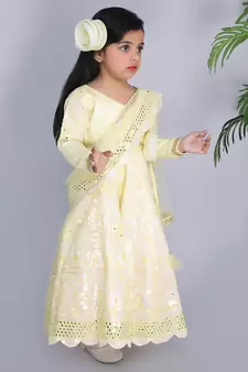 YellowEmbroidery Anarkali