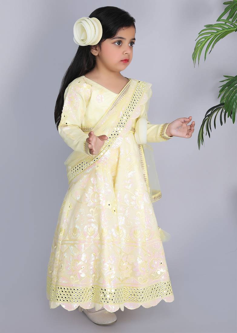 YellowEmbroidery Anarkali