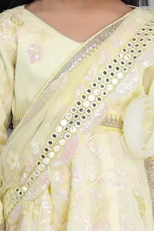 YellowEmbroidery Anarkali
