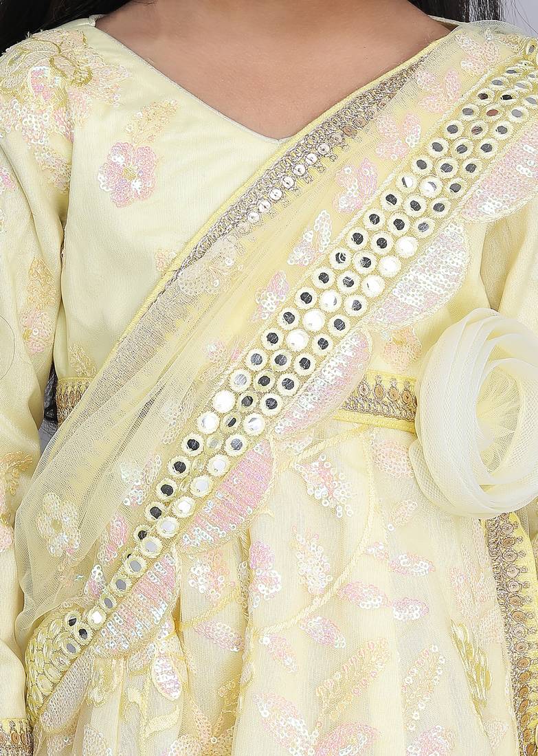 YellowEmbroidery Anarkali