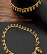 Gold anklets