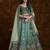 Sea Green Color Art Silk Base Lehenga Choli Set With Dupatta