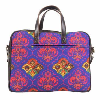 Shekhawati Decorative Pattern Laptop Bag for Women 2