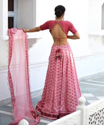 Watermelon Rouge Lehanga Set 5
