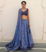 Midnight Blue Lehanga Set