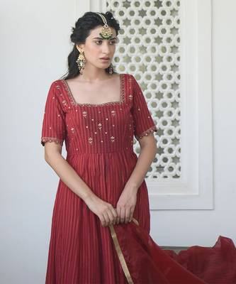 Cherry Sangria Kurta Set 3
