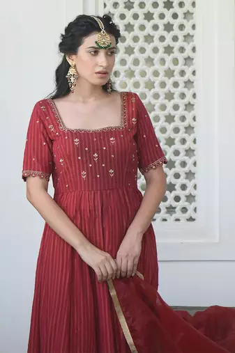 Cherry Sangria Kurta Set