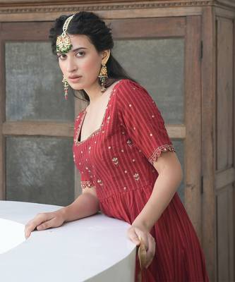 Cherry Sangria Kurta Set 4