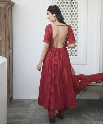 Cherry Sangria Kurta Set 5