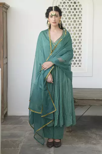 Golden Pine Kurta Set