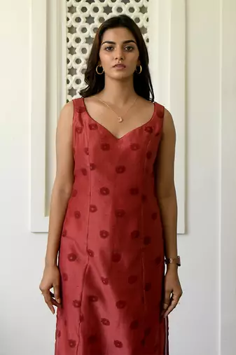 Rosy Sangria Kurta Set