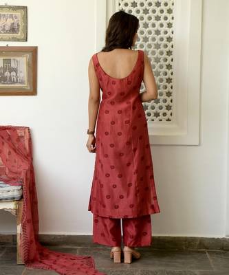 Rosy Sangria Kurta Set 7