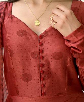 Dark Amber Kurta Set 5