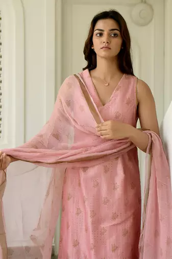 Oat & Cinnamon Kurta Set