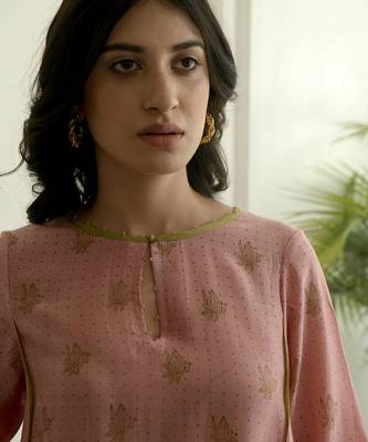 Salmon & Cinnamon Kurta Set 5