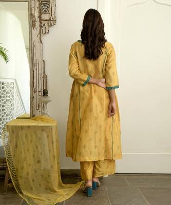 Mustard & Cinnamon Kurta Set 4