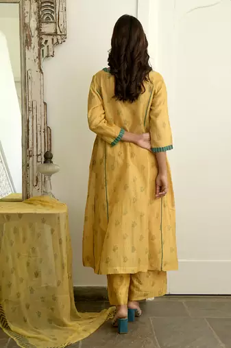 Mustard & Cinnamon Kurta Set