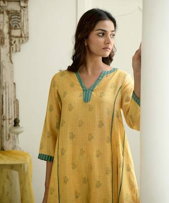 Mustard & Cinnamon Kurta Set 5