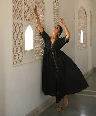Cosmic Night Kaftan Set 3