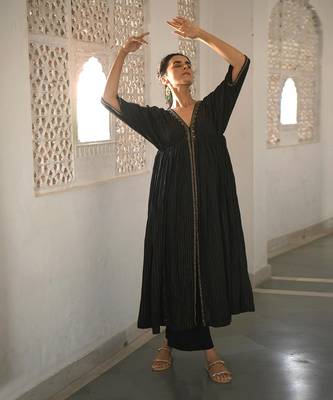 Cosmic Night Kaftan Set 4