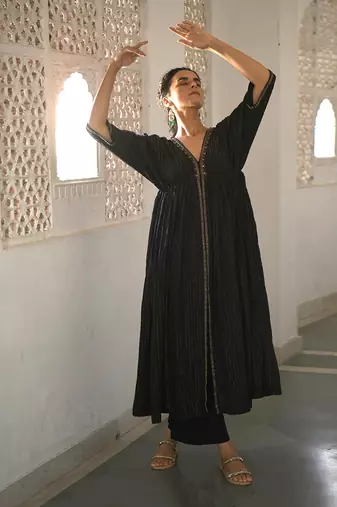 Cosmic Night Kaftan Set
