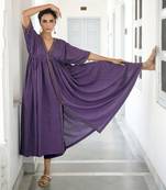 Dazzling Violet Kaftan set