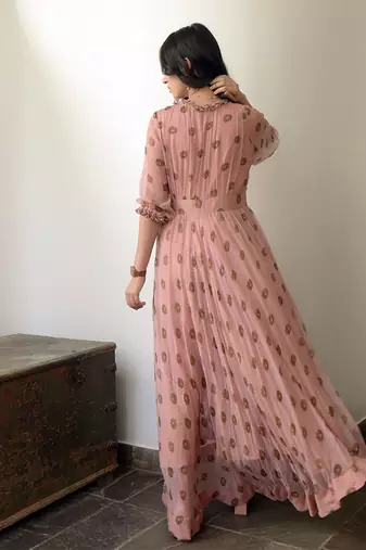 Pressed flower dress
