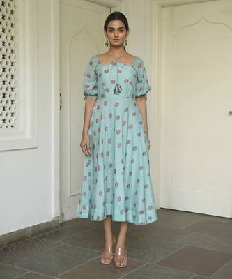 Ocean Green Dress 1
