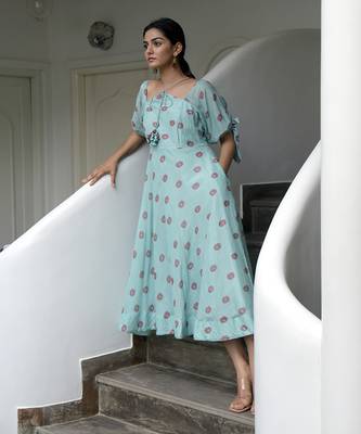 Ocean Green Dress 3