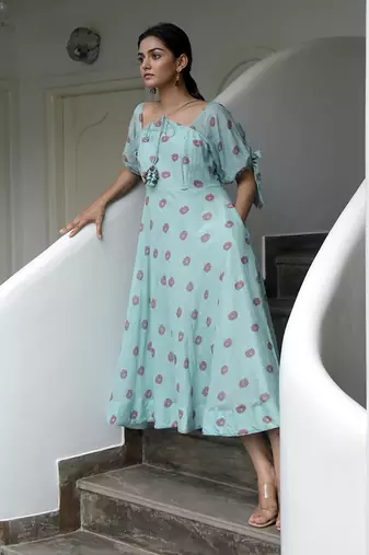 Ocean Green Dress