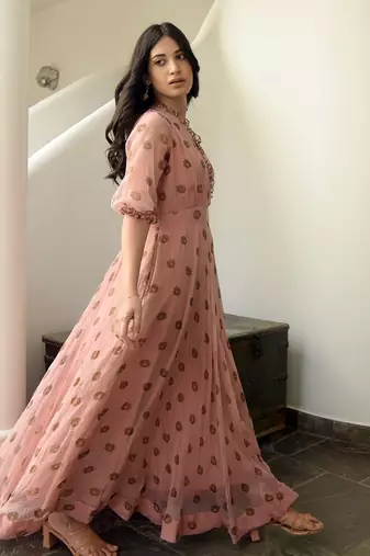 Pressed flower dress
