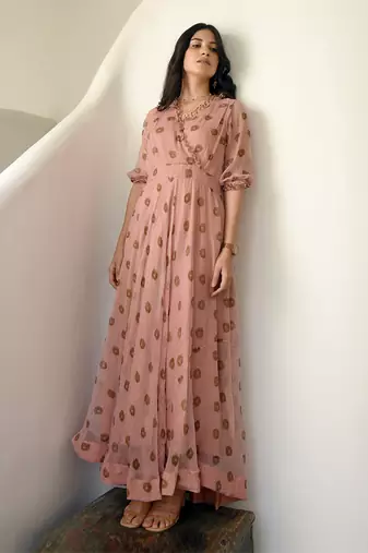 Pressed flower dress