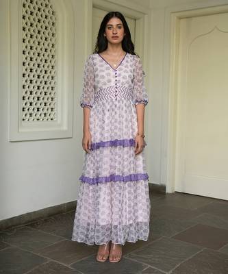 Plum Carnation Dress 1