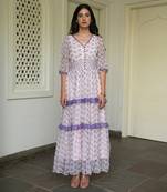 Plum Carnation Dress