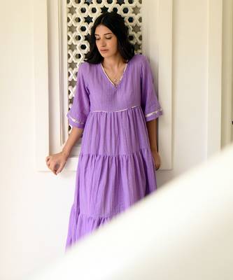 Amethyst lavender Dress 4