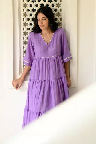 Amethyst lavender Dress