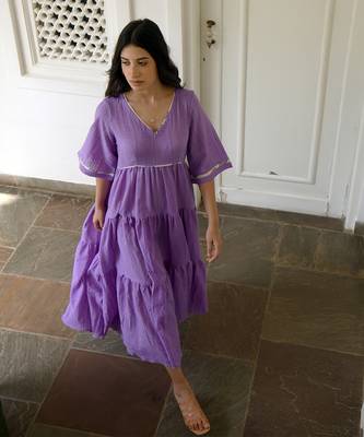 Amethyst lavender Dress 5