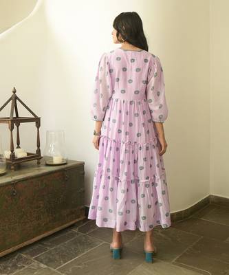 Sage Flower Dress 2