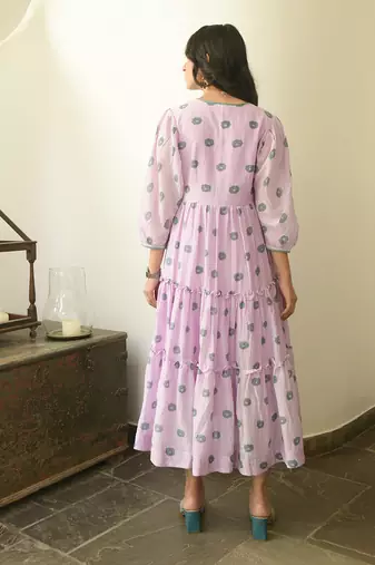 Sage Flower Dress