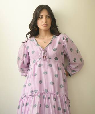 Sage Flower Dress 5