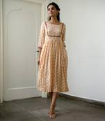 Salmon & Peach dress