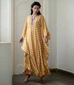 Lemon & lilac kaftan