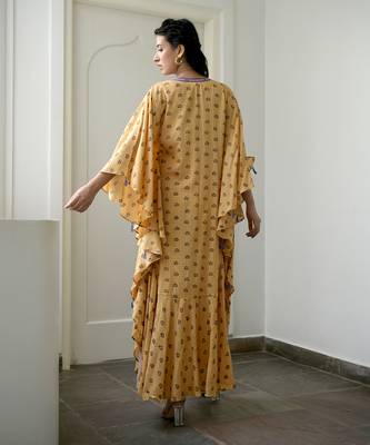 Lemon & lilac kaftan 5
