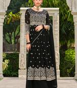 Black Colour Heavy Embroidered Ethnic Palazzo Dress For Party