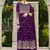 Purple Colour Heavy Embroidered Ethnic Palazzo Dress For Party