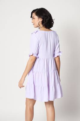 Off White Colour Fancy Western Style Partywear Short Kurti 2