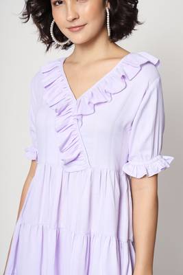 Off White Colour Fancy Western Style Partywear Short Kurti 3