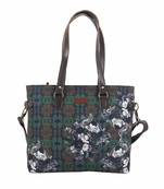 Flower Garden Print Side Tote Bag