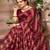 Multicolor Brasso Saree With Attached Woven Border And Blouse Piece